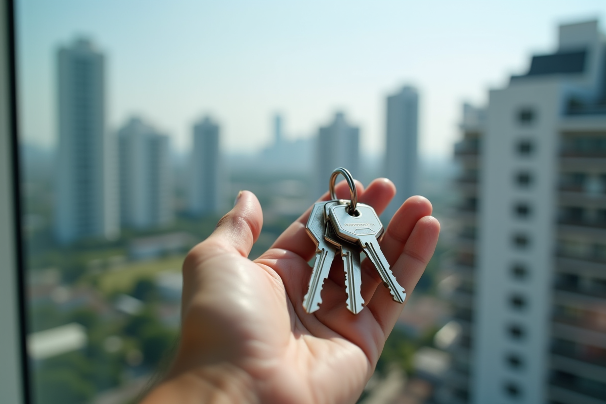 Main tenant des clés et avis de hausse de loyer