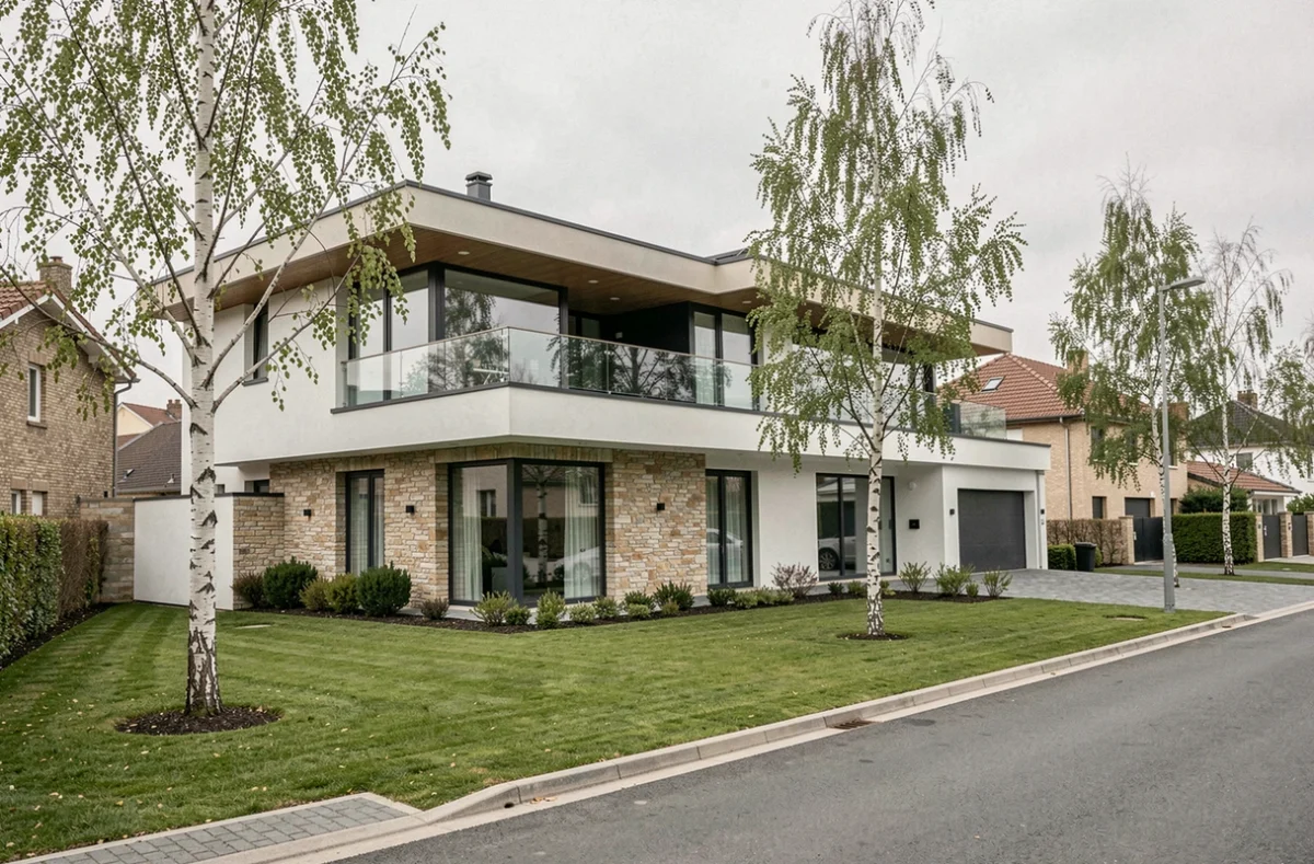 Maison individuelle contemporaine construite par Maisons Arlogis à Nantes